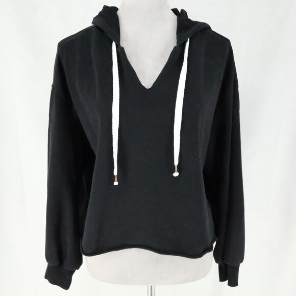 Anthropologie Black Hoodie Blouse - Picture 14 of 16